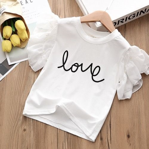 Summer Children's Cotton T-shirt Denim Shorts Two-piece Suit Fashion