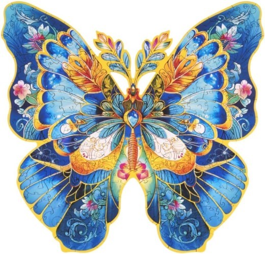 ROWOOD Mystic Mandala Flower, Cat King, Morpho Helena, Owl 200 Piece Jigsaw Puzzle For Adults Kids, Challenging Game, Educational Toy, Puzzle Gifts For Women, Gifts For Men