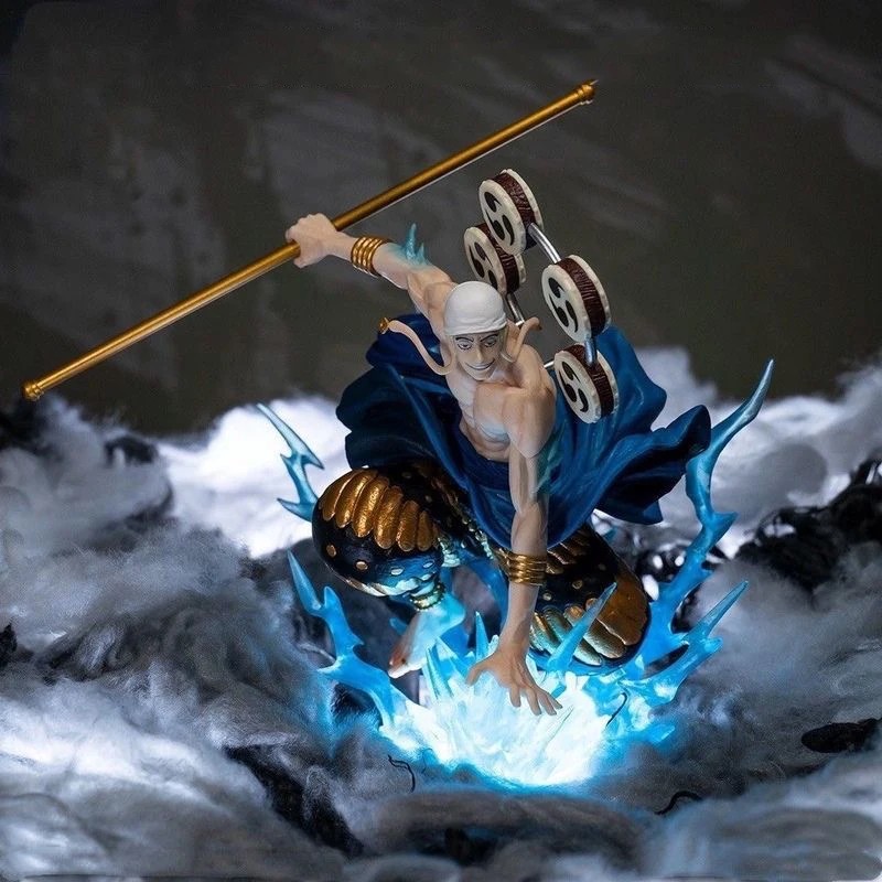 18cm Anime Enel One Piece Figure - Thor Enel God Sky Piea Action Figure