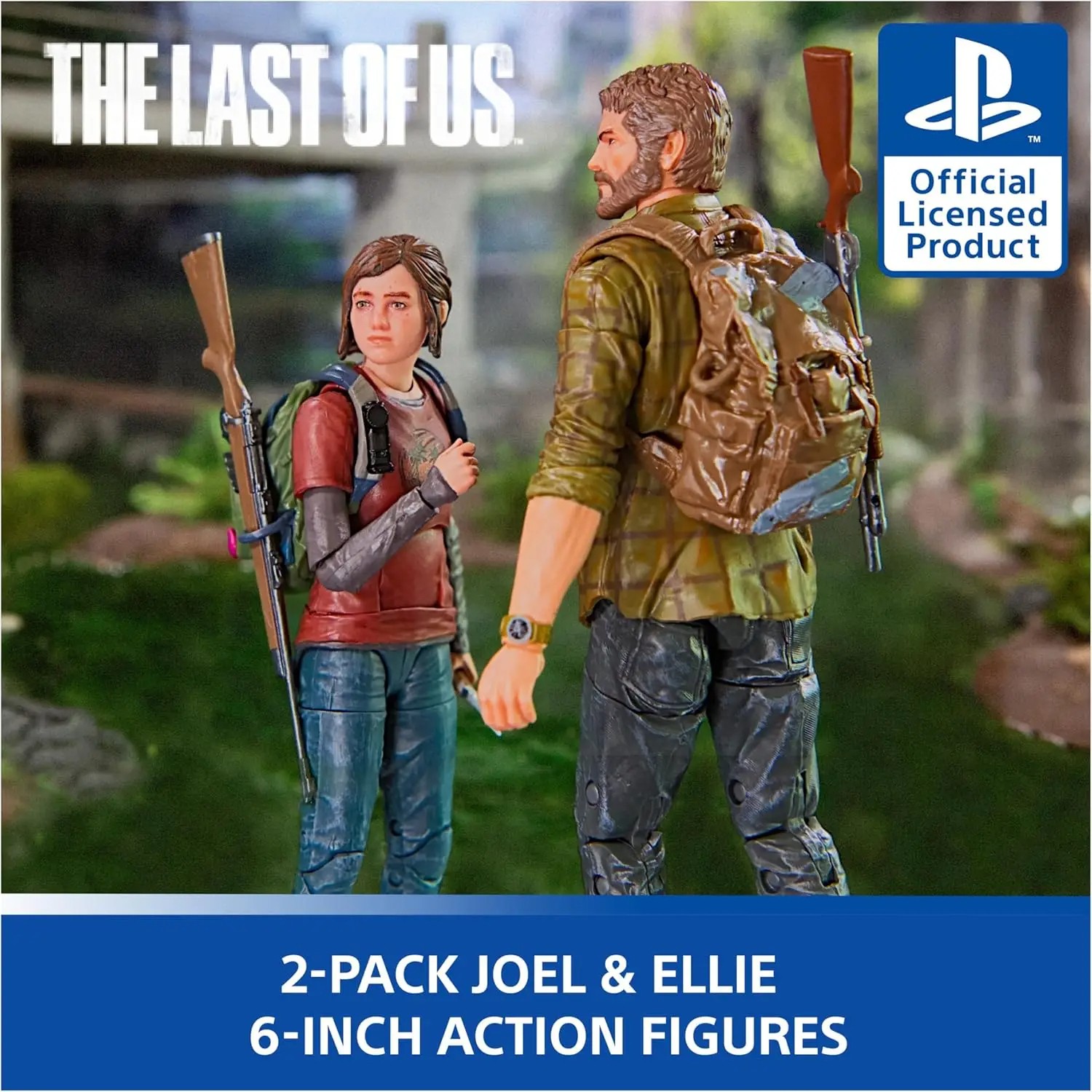 PlayStation Spin Master Toys - The Last of Us Joel and Ellie 6 Action Figure 2-Pack