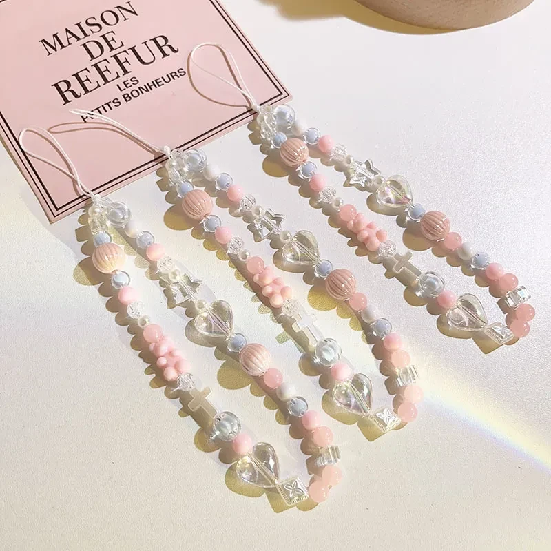 Irregular Beaded Bracelet Strap Universal Phone Case