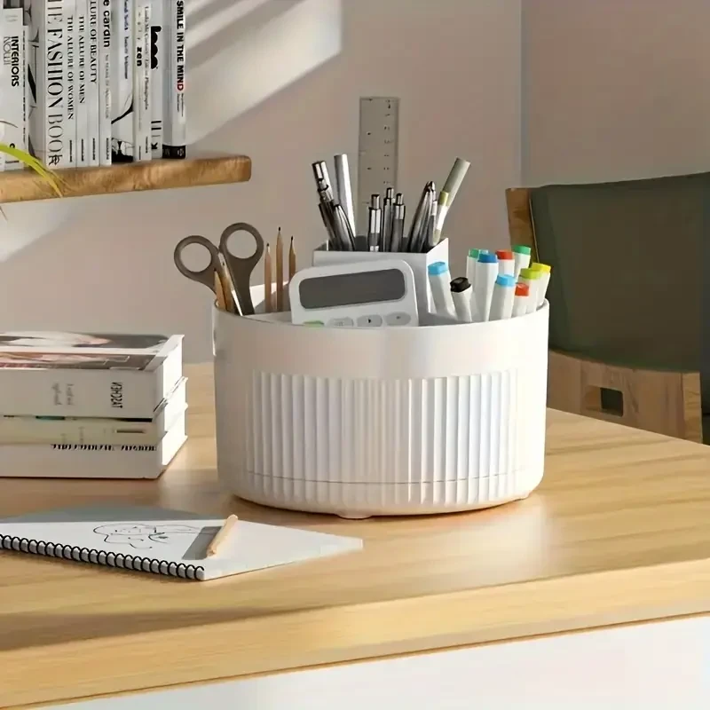 360 Rotating Makeup Desk Cosmetic Storage Box Organizer