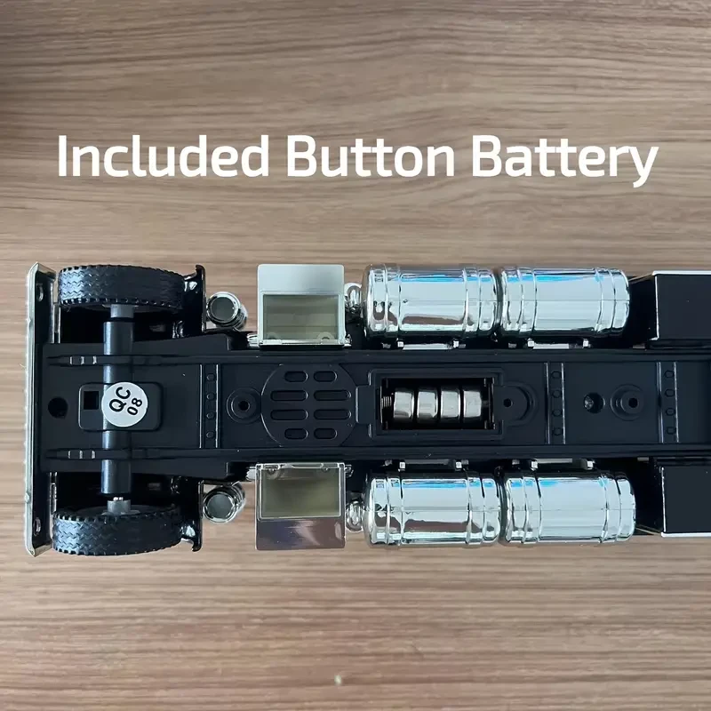 1pc 1/24 Diecast Truck Metal Model Car Toys with Light and Sound