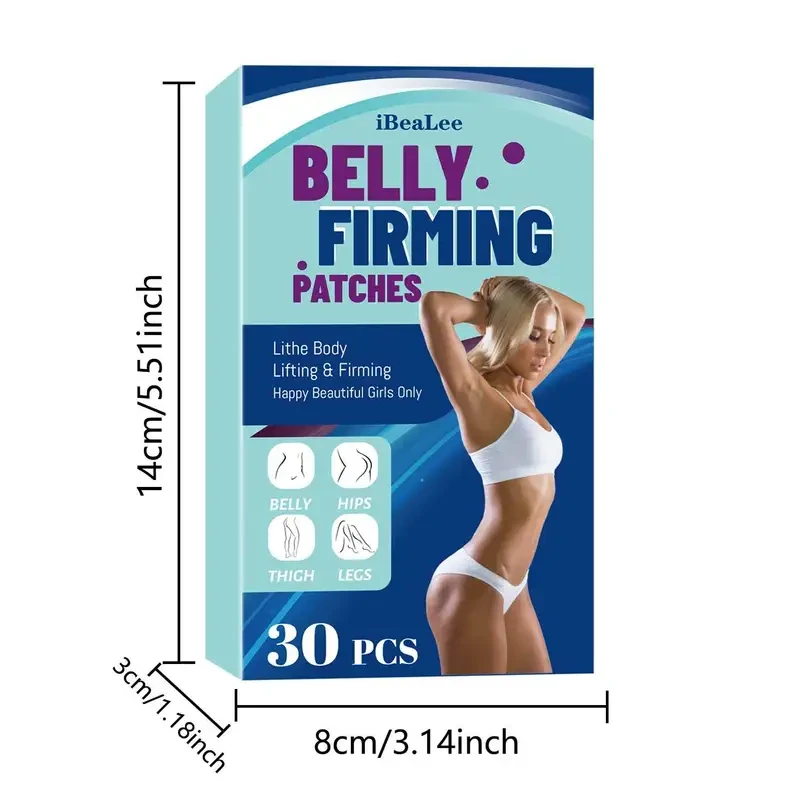 30pcs IBEALEE Belly Firming Patches