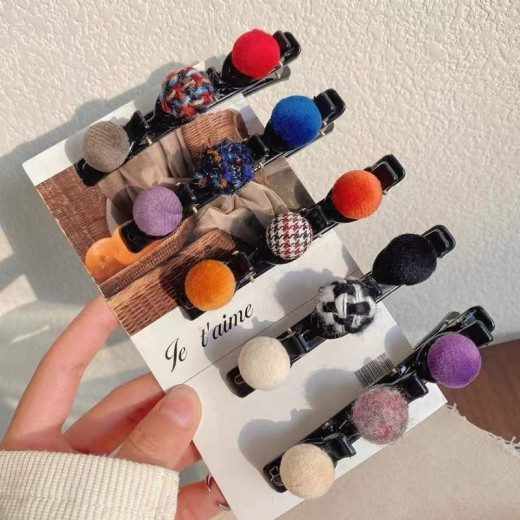 Women's Braided Bangs Side Duck Bill Hairpin Headwear