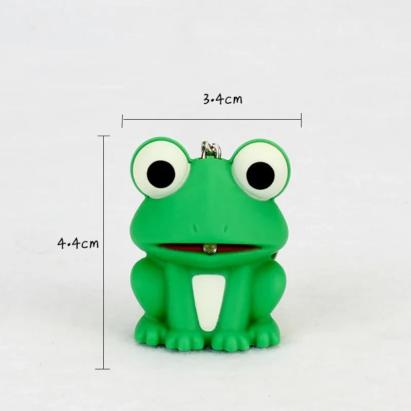 Keroppi LED Sounding Luminous Keychain Cartoon Animal Pendant