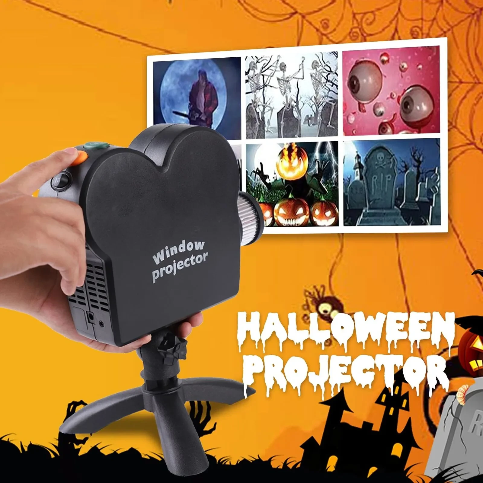 Halloween Holographic Projection