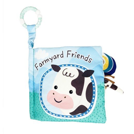 Red New Style Black Scene Babies' Cloth Book