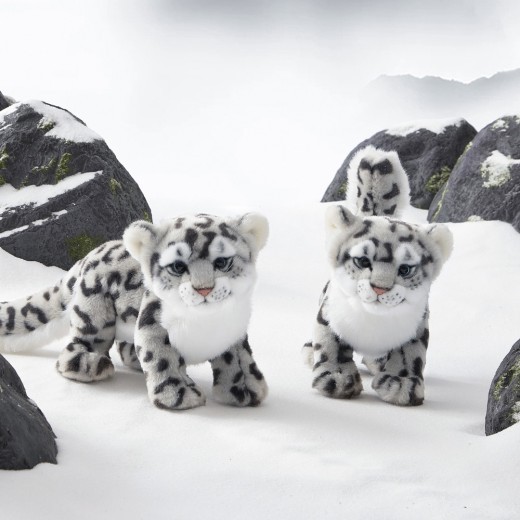 Snow Leopard Plush Cute Simulation Toy Doll