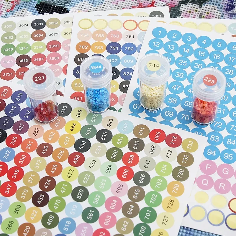 Inventory Number Stickers
