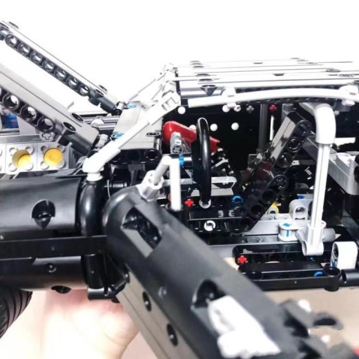 Children's puzzle assembled building block model car