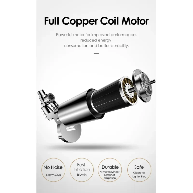 Car universal car portable intelligent air pump