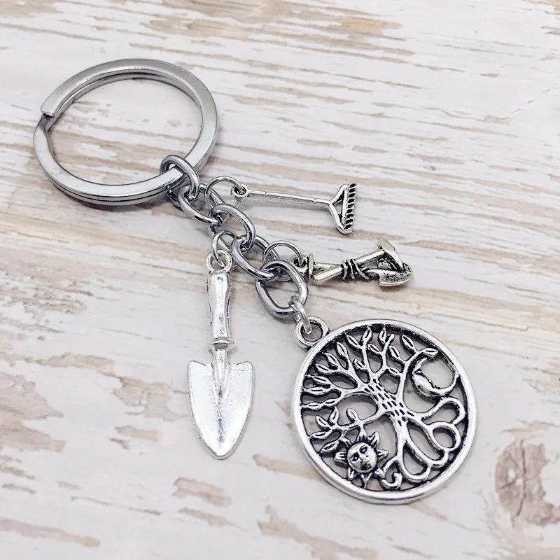 Gardener Gardener Tools Shovel Keychain