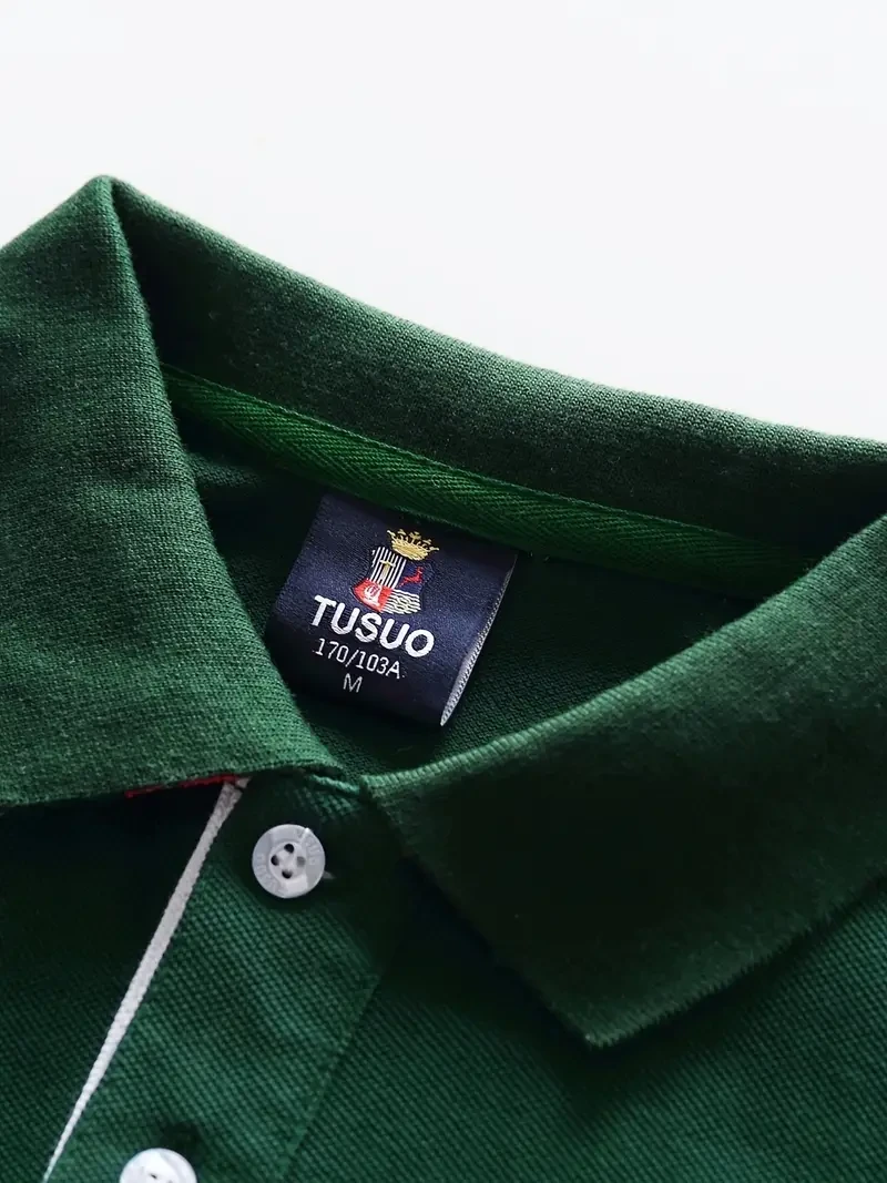 Men's Stylish Embroidered Golf Shirt