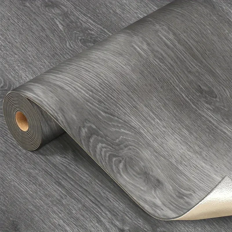 1 Roll 300CM/118in Thickened Self-Adhesive Vinyl Flooring