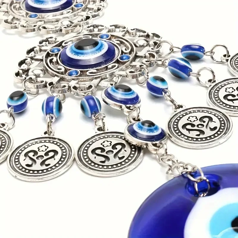 Luxurious Blue Evil Eye Wall Hanging