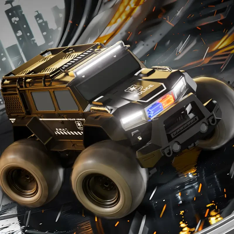 Remote Control Amphibious Off-Road Police Car