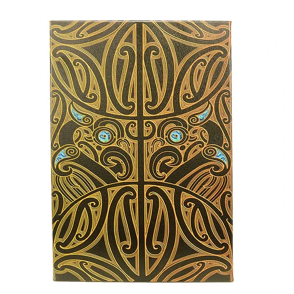 Gold and Black Manaia Canvas