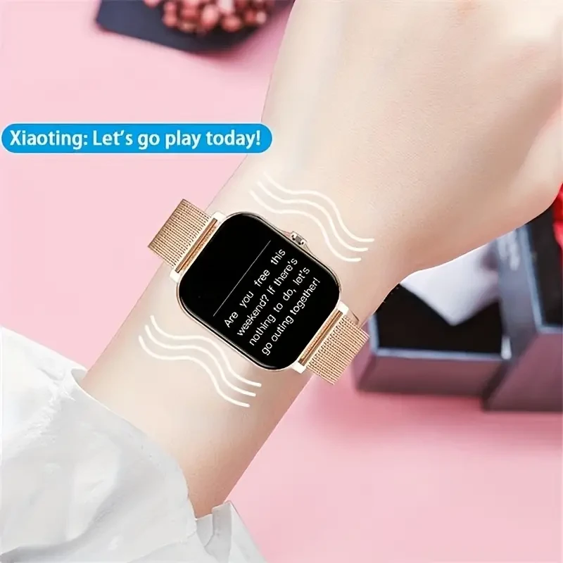 Smart Watch for Android & iOS - Men's/Women's Watch with Call, Information Reminder, 4.29 cm Large Screen, Sports Step Counting, and Multiple Fitness Modes