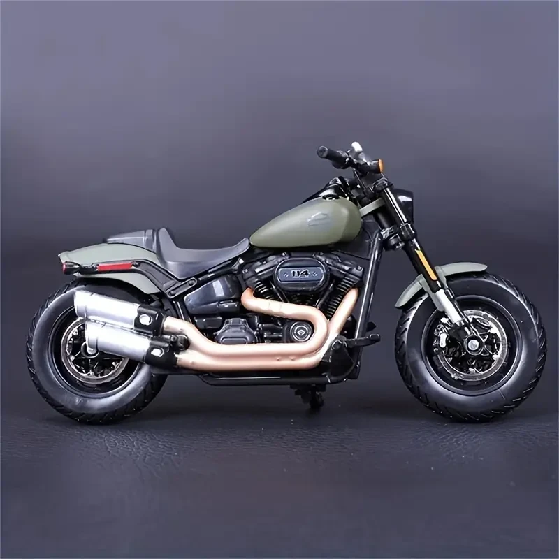 1:18 Scale Maisto 2022 Fat Bob 114 Alloy Sports Motorcycle Model Die Cast Street Racing Motorcycle