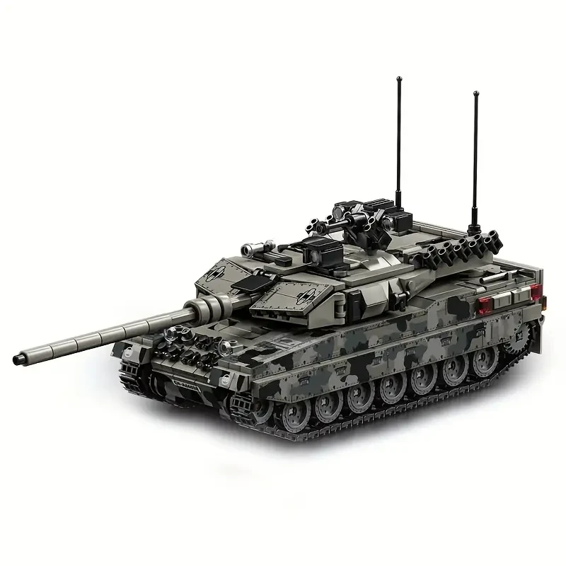 Military tank toy assembly building blocks