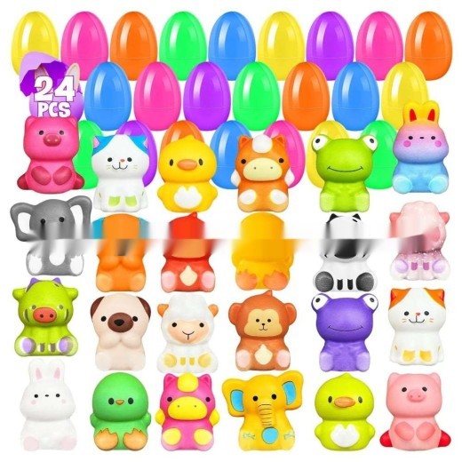 Easter Eggs24 Pack Slow Rising Soft Pressure Reduction Toy