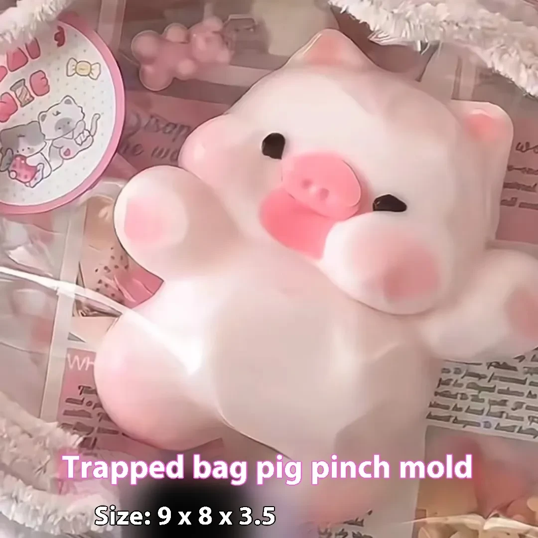 Sleepy Bag Pig Squeezing Toy Silicone Mold Can Make Squeezing Toy