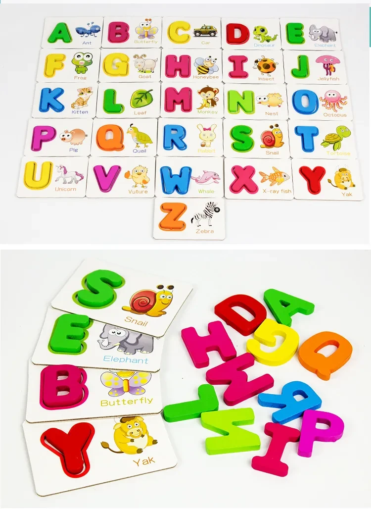 Letter word cognitive toy