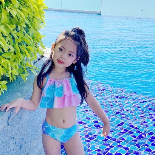 Children's Swimsuit Bikini Fish Tail Skirt