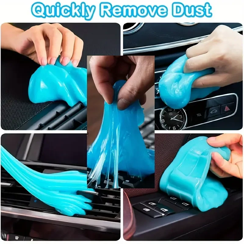 4pcs Super Magic Detail Clean Gel Universal Groove Detailing Scrubber Brush Kit