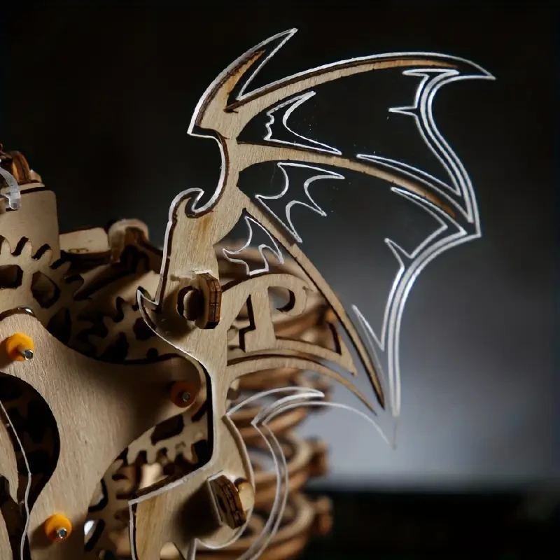3D Wooden Puzzles for Adults Dragon Model Kit