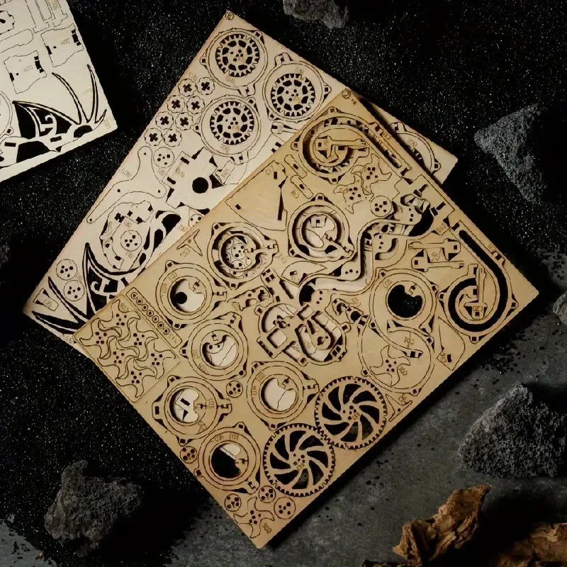 3D Wooden Puzzles for Adults Dragon Model Kit