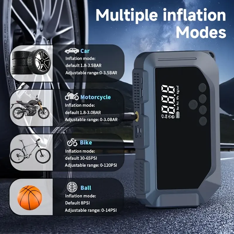 3000A Portable Car Jump Starter