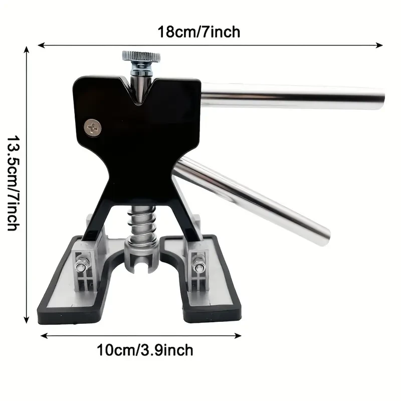 AU-Gauge Car Dent Puller - Paintless Plastic Weld Dent Removal with Comprehensive Glue Tabs Kit