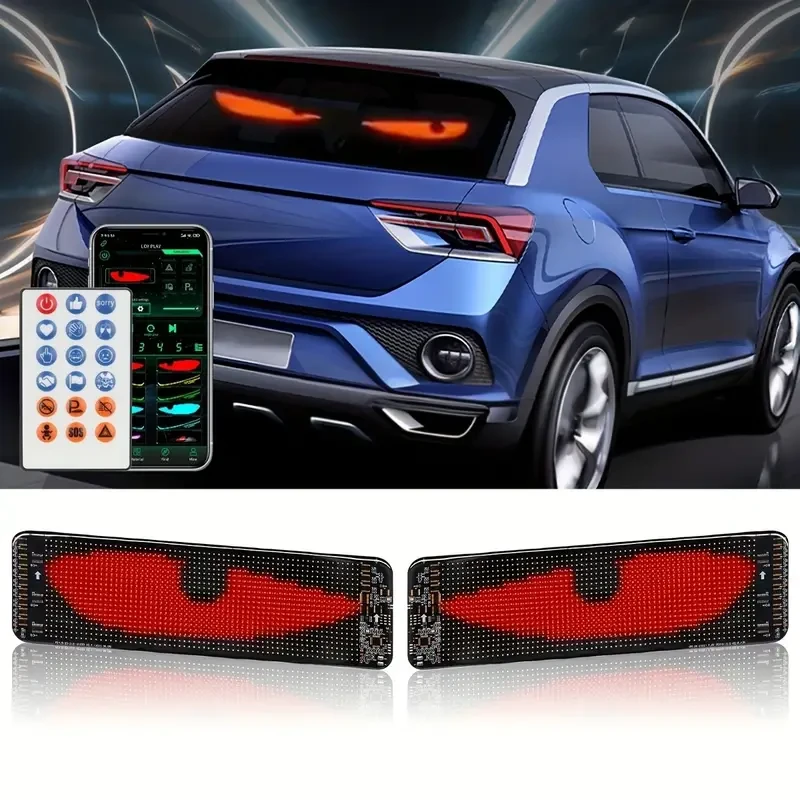 1pc Magic Color LED Car Eye Screen