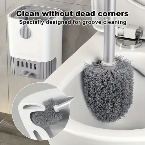 Toilet Brush with Holder Set