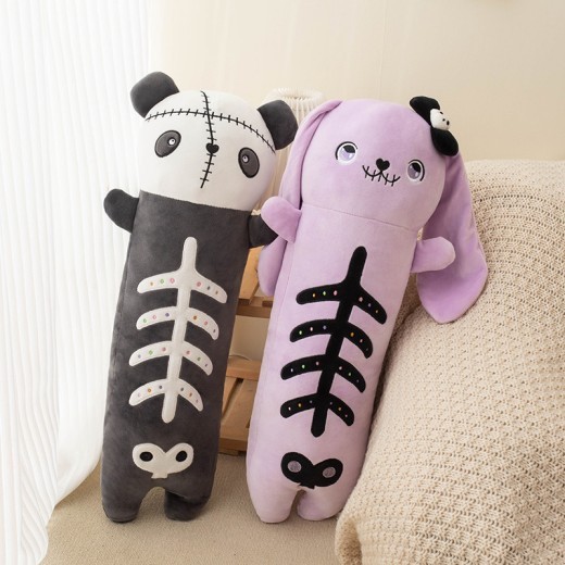 Dark Skull Rabbit Pillow Soft And Adorable Panda Doll