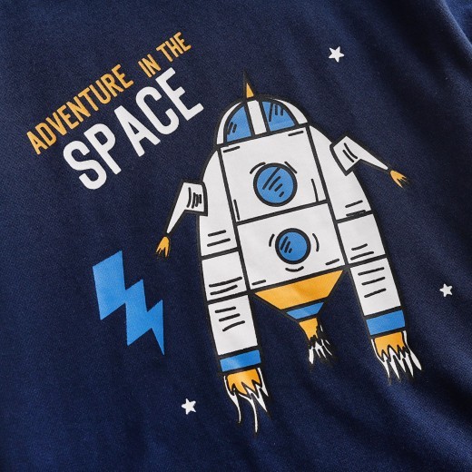 Round-neck Shirt Cartoon Short Sleeve Printed Short Sleeve