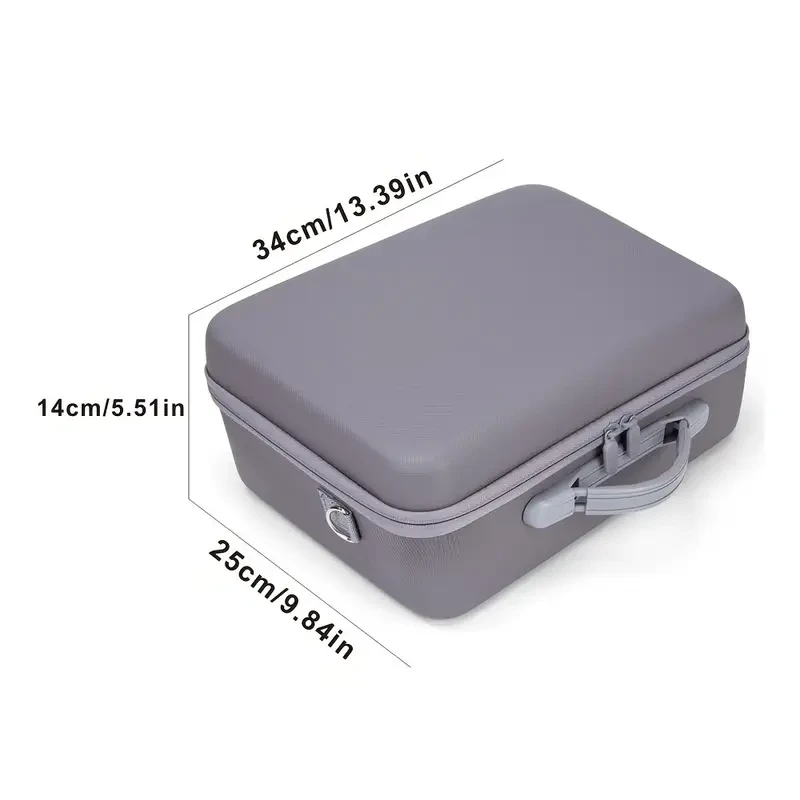 [Stylish DJI Case] DJI Gray PU Leather Somatosensory Combo Storage Case