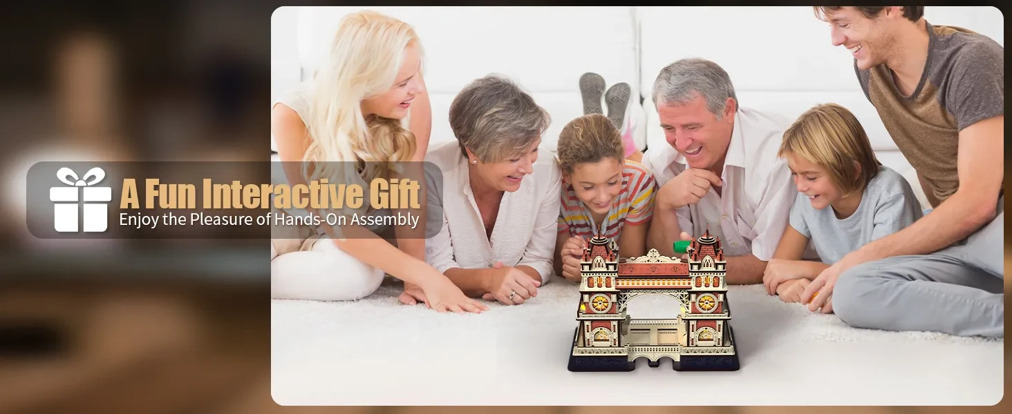 Puzzle Toy Mechanical Chain Bridge