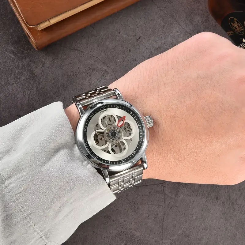 KUERST Youth Hollow Mechanical Watch