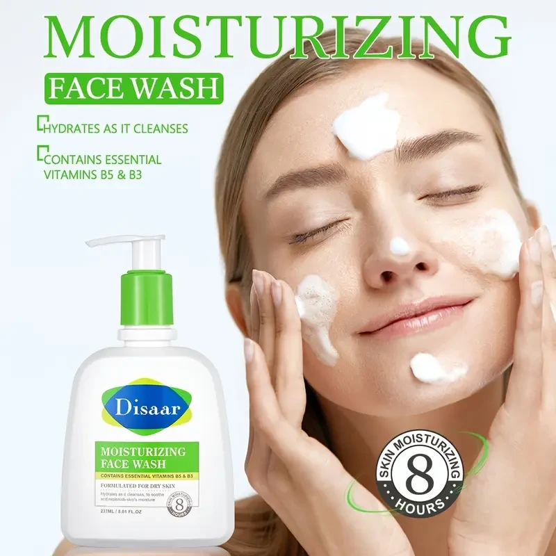 DISAAR Moisturizing Face Wash with Vitamin B5 & B3