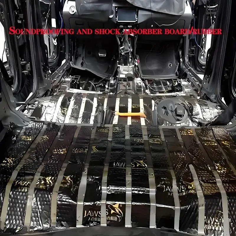 Premium Neoprene Rubber & Aluminum Soundproofing Kit for Cars and RVs