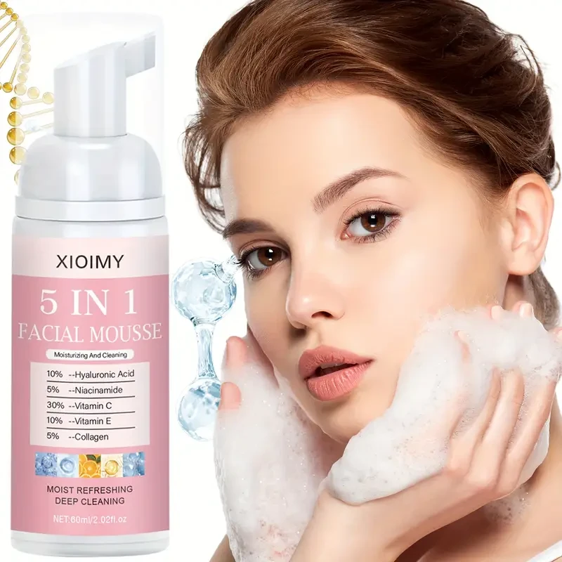 XIOIMY Face Wash - 60ml 5-in-1 Facial Cleanser