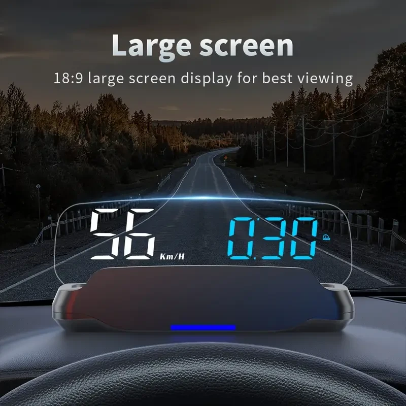 Upgraded 17.78cm OBD Head-Up Display for Cars