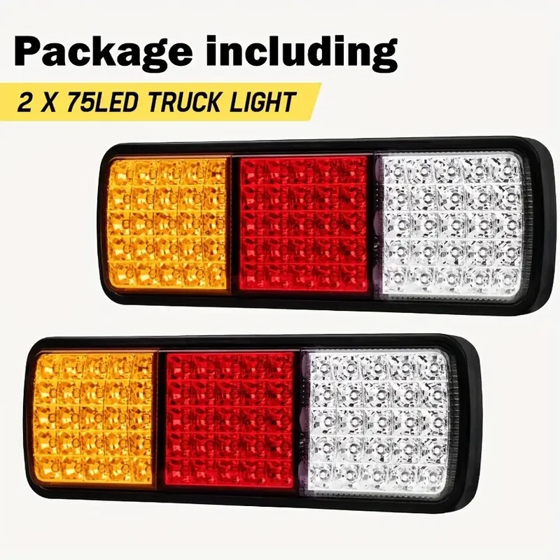 2x LED Tail Lights Stop Indicator Reverse 12V Ute Trailer Caravan Truck Boat