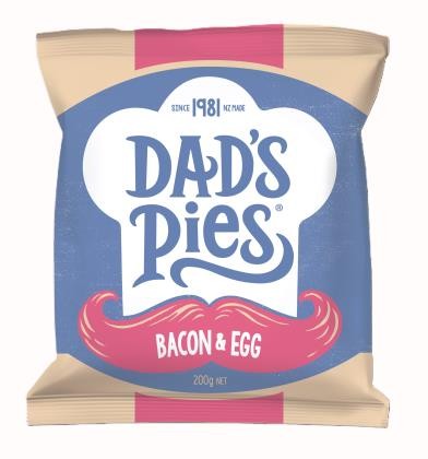 Pie Bacon & Egg Bagged