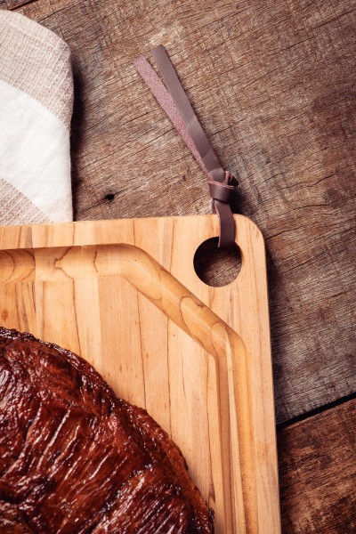 Cutting Board Teak Wood 490x280mm - Tramontina