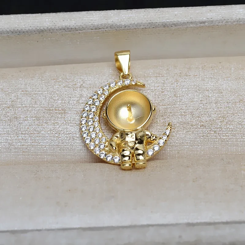 Handmade Diy Accessories Astronaut Shape Pendant