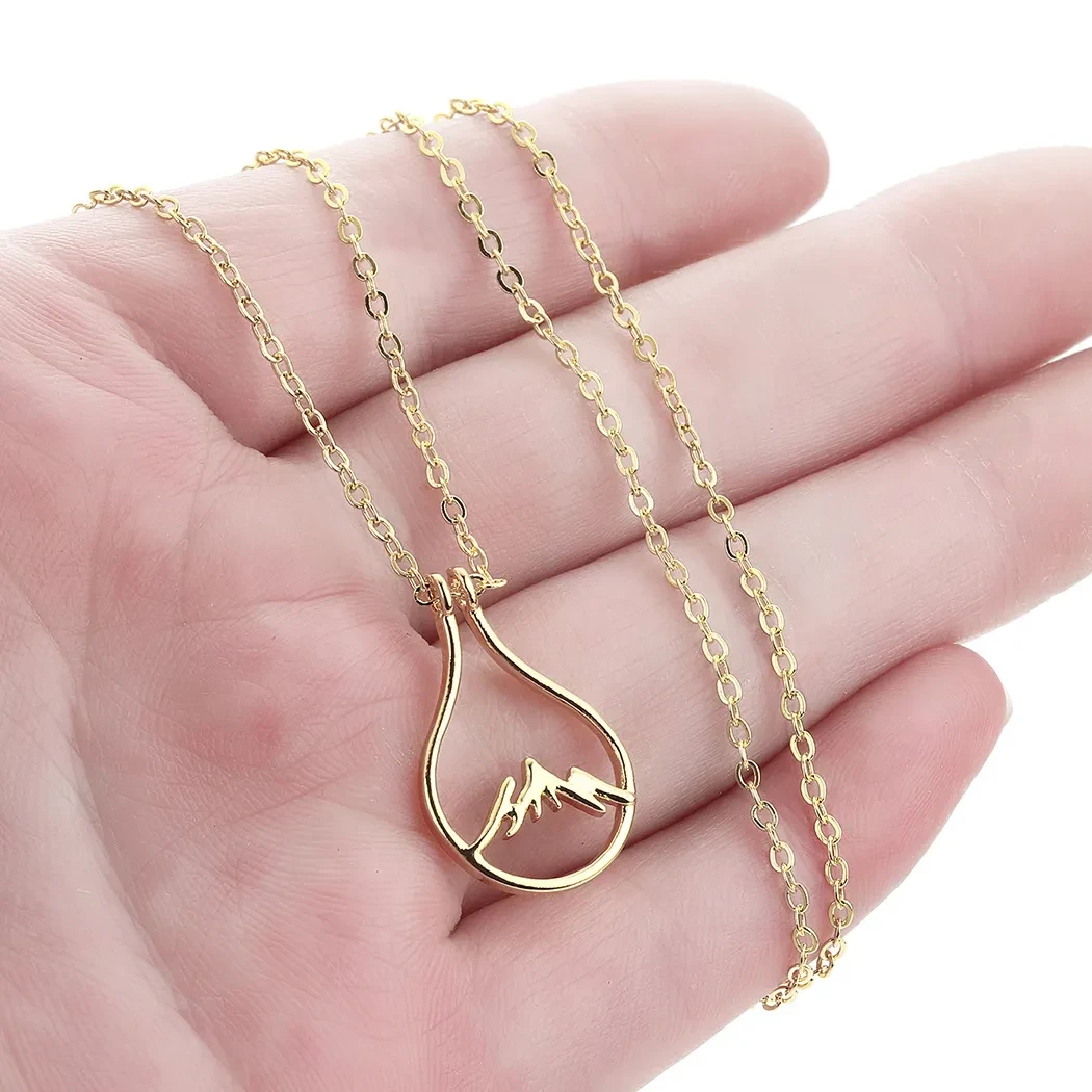 Fashion New Alloy Candlestick Pendant Necklace